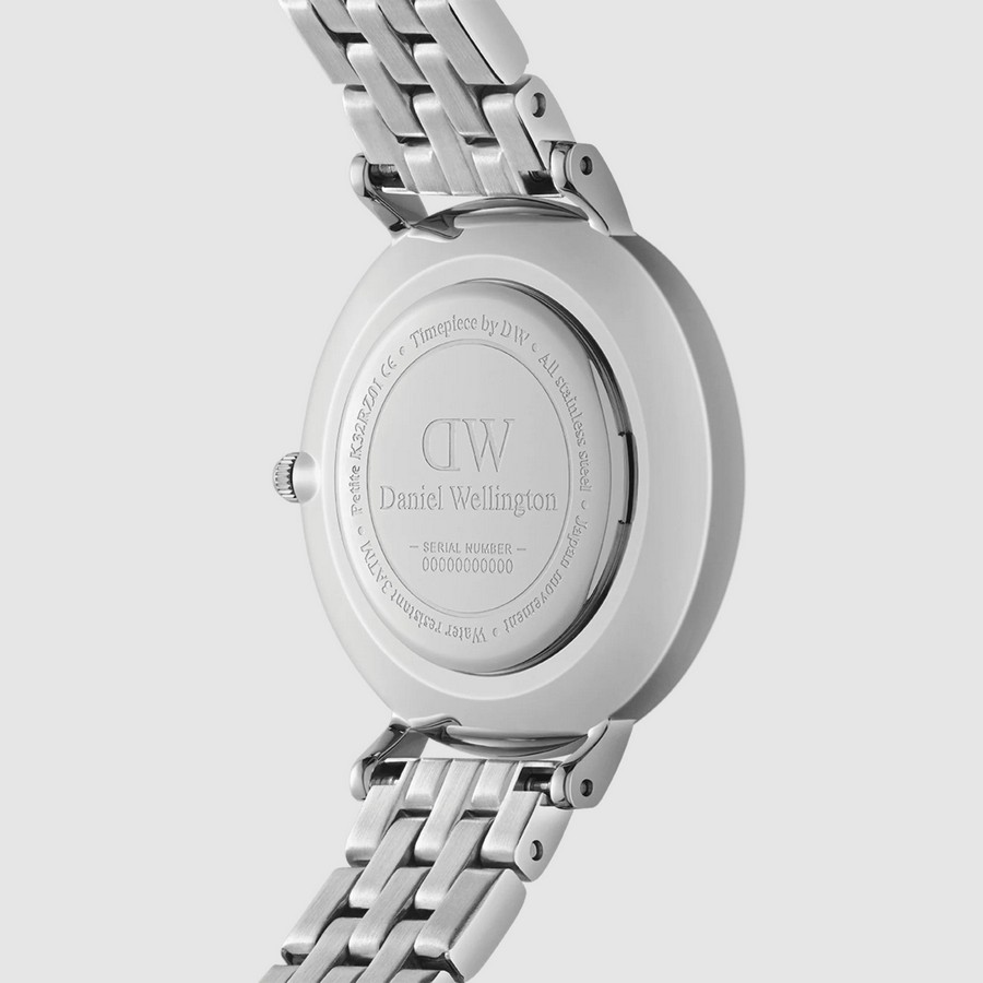 Đồng Hồ Dw Daniel Wallington Petite Lumine Bezel 5-Link Arctic S Nữ Xanh Xám